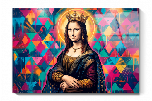 Картина на стекле Мона Лиза поп арт 